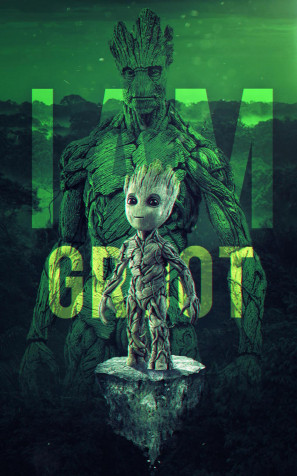 Groot Mobile Wallpaper 1024x1639px