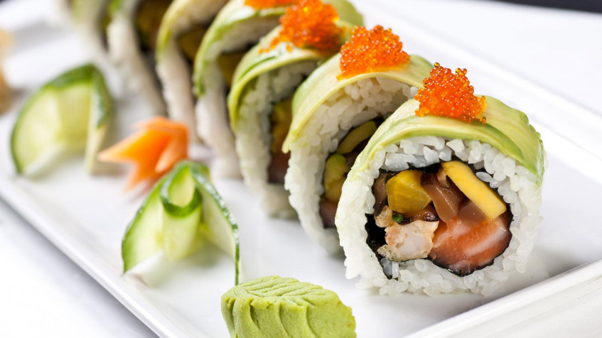 Sushi Full HD 1080p Wallpaper 1920x1080px