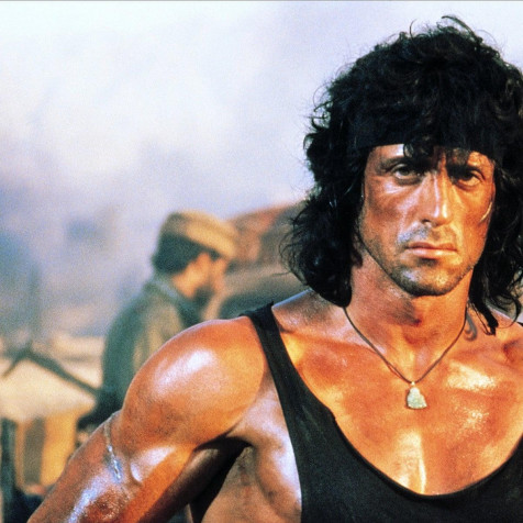 Sylvester Stallone Rambo iPhone Background 1200x1200px