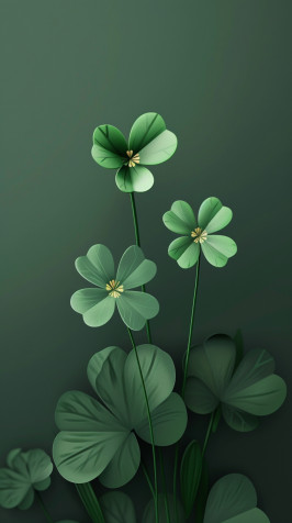 Clover Phone HD Background 816x1456px