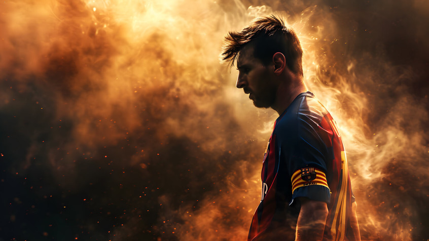 Messi 2024 HD Wallpaper 1536x864px