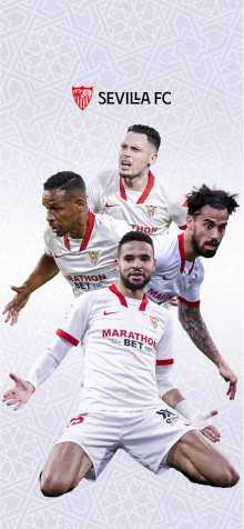 Sevilla Fc Phone Background 1134x2445px