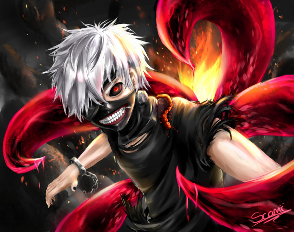 Cool Tokyo Ghoul MacBook Wallpaper 3800x3000px