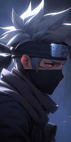 Kakashi Hatake Android Wallpaper Image 1280x2560px