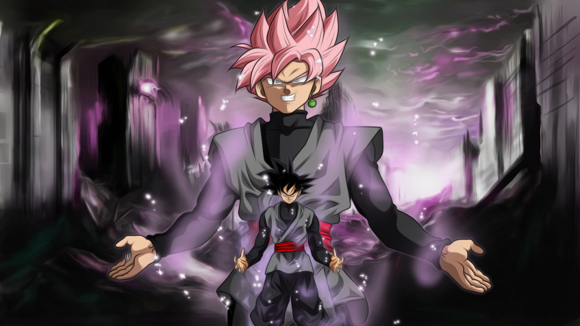 Super Saiyan Rose Goku Black Full HD 1080p Wallpaper 1920x1080px