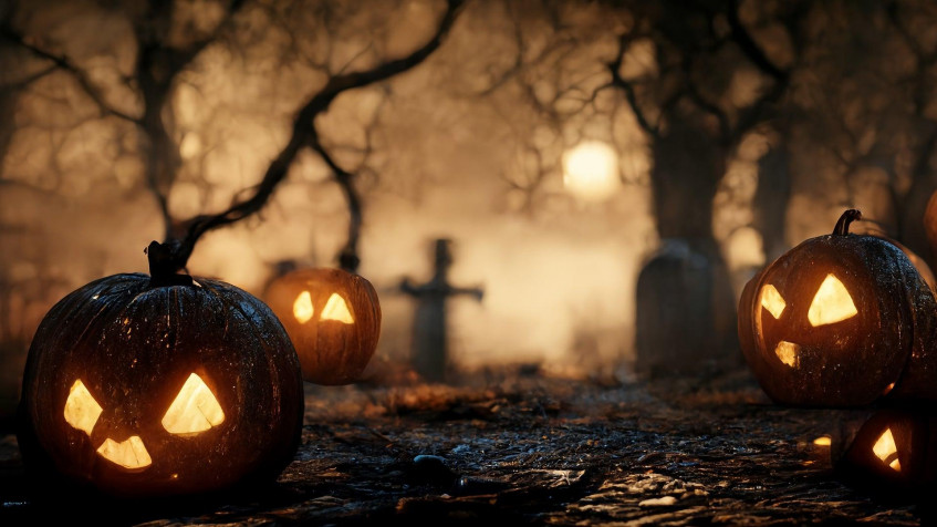 Halloween 2024 Full HD 1080p Wallpaper 1920x1080px