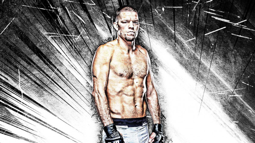 Nate Diaz Full HD 1080p Wallpaper 1920x1080px