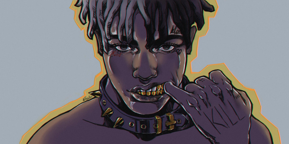 Xxxtentacion Art MacBook Wallpaper 2828x1414px