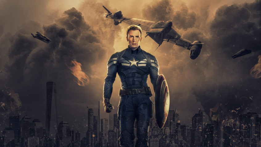 Cool Captain America Desktop Wallpaper 3317x1866px