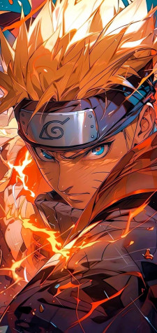 Naruto Neon Android Wallpaper Image 757x1600px