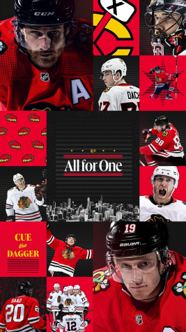 Chicago Blackhawks Phone Wallpaper 1152x2048px