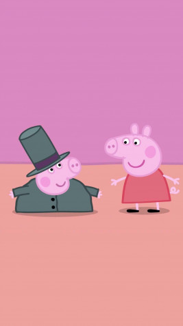 Peppa Pig Mobile Background 1200x2133px