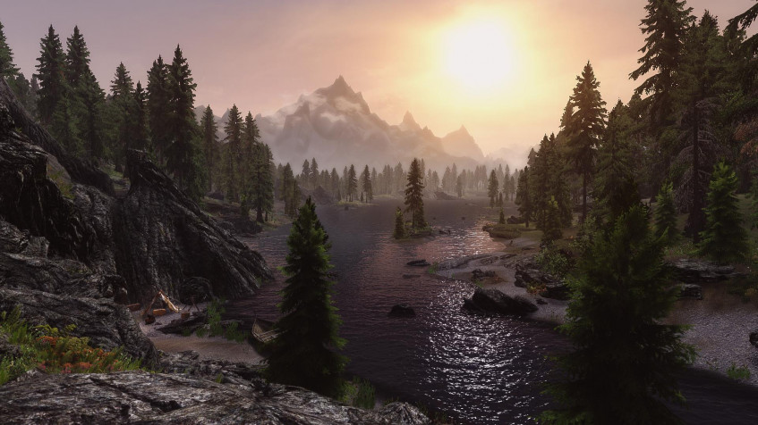 Skyrim Full HD 1080p Wallpaper 1920x1080px