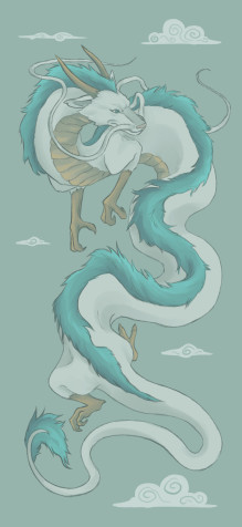 Haku Spirited Away iPhone Wallpaper Image 1183x2560px