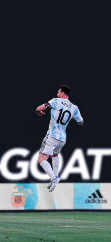 Messi Argentina iPhone Background 1464x3177px