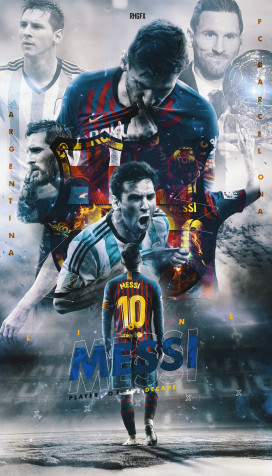 Messi Mobile Wallpaper 1173x2048px