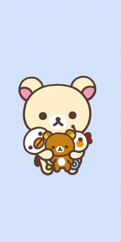 Rilakkuma Wallpaper for iPhone 1080x2144px