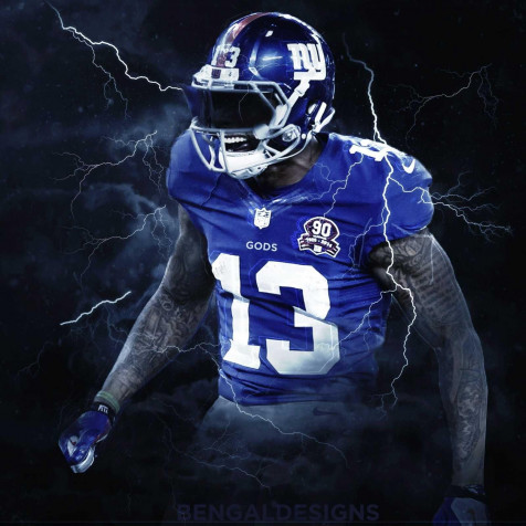 Odell Beckham Jr Mobile Background 1600x1600px