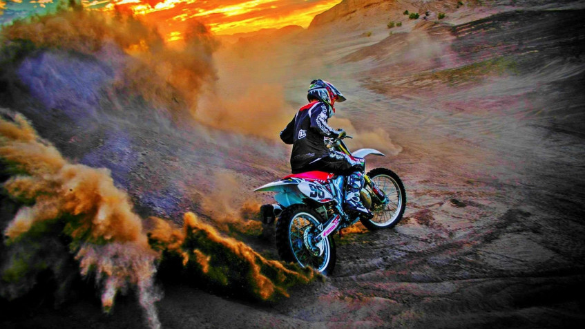 Dirt Bike Full HD 1080p Wallpaper 1920x1080px