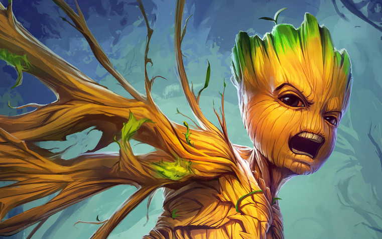 Groot Desktop Background 3840x2400px