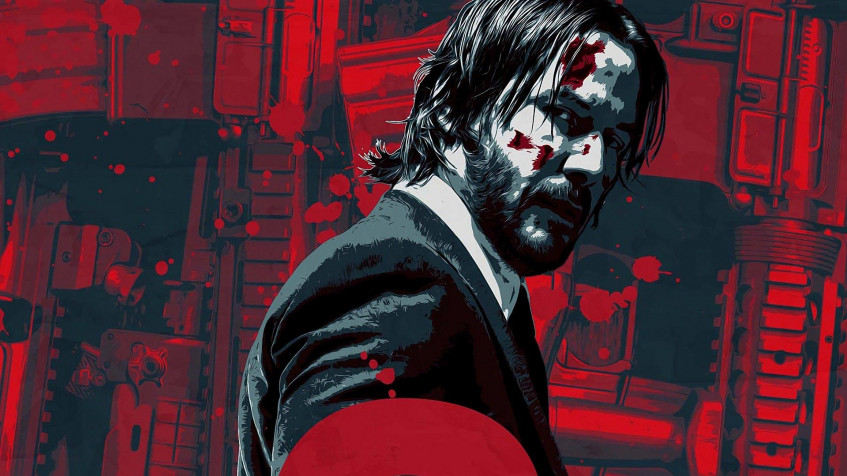 John Wick Full HD 1080p Wallpaper 1920x1080px