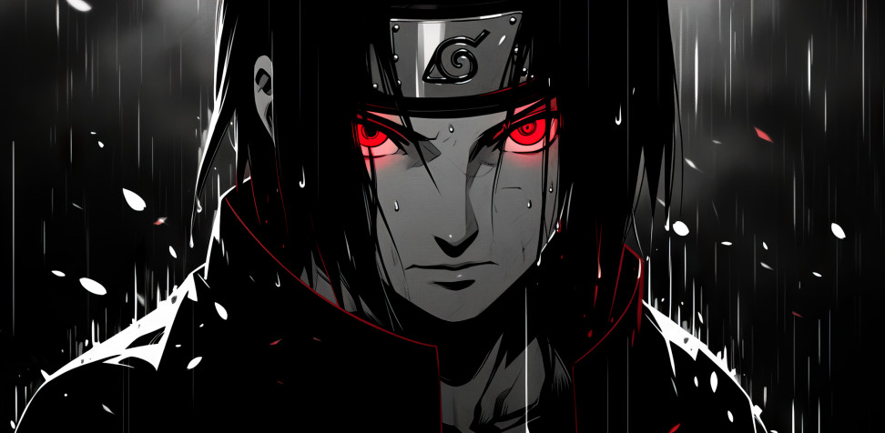 Itachi Uchiha Hd Background Image 2205x1080px