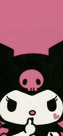 Kuromi Phone Background Image 1183x2560px