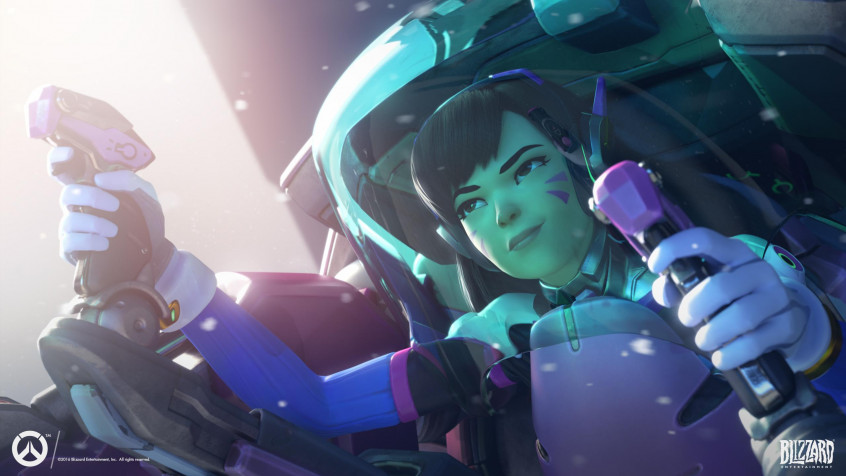 Dva Overwatch 2k QHD Wallpaper 2560x1440px