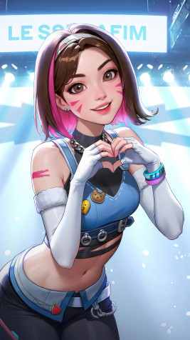 Dva Overwatch 4k Phone Wallpaper 2160x3840px