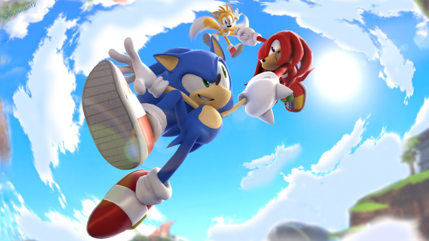 Sonic Full HD 1080p Wallpaper 1920x1080px