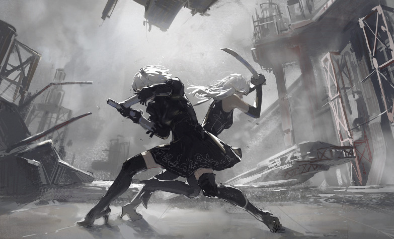 Nier Automata Desktop HD Background 3554x2160px