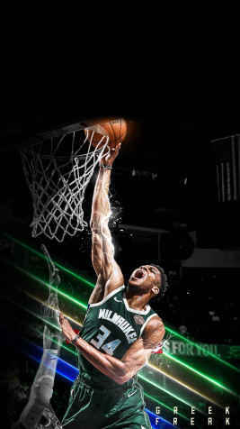 Giannis Antetokounmpo Wallpaper for iPhone 1125x2000px