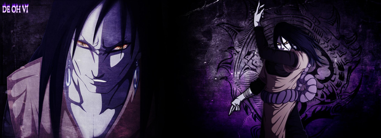 Orochimaru MacBook Background 2523x914px