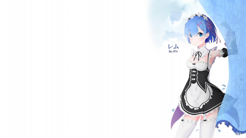 Re Zero Laptop Background 4444x2500px