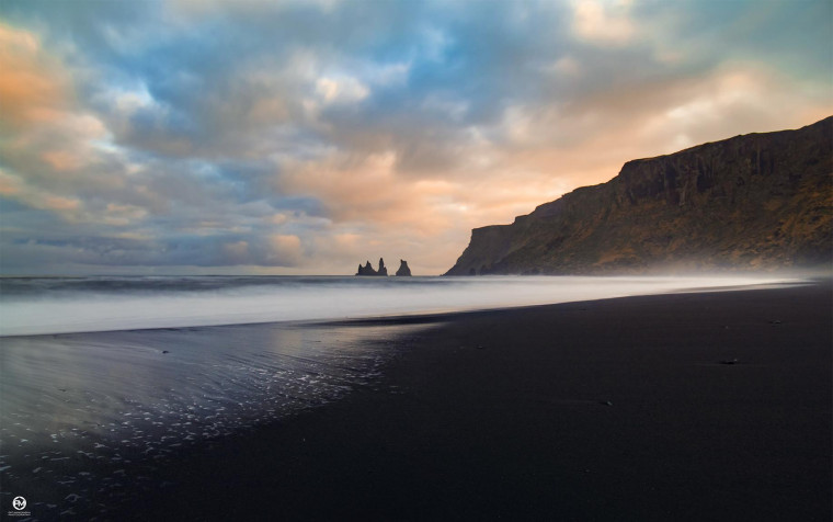 Reynisfjara Iceland Desktop HD Wallpaper 1835x1150px