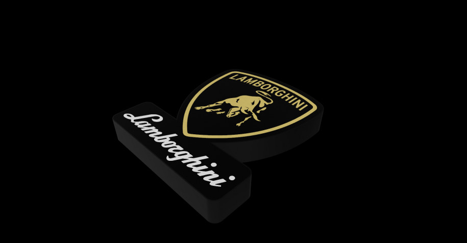 Lamborghini Logo HD Background 1921x1000px