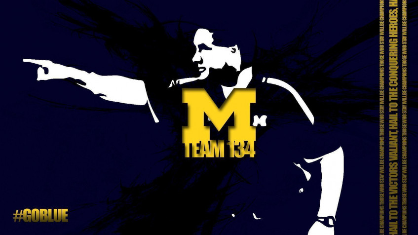 Michigan Wolverines Full HD 1080p Wallpaper 1920x1080px