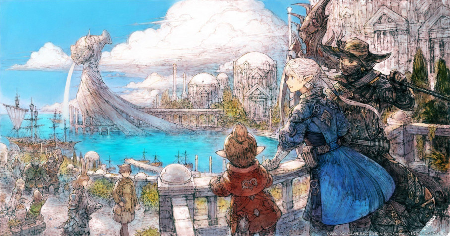 Final Fantasy 14 Endwalker Desktop Wallpaper 2500x1312px