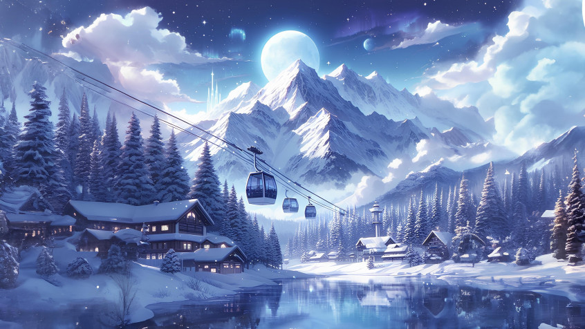 Winter 4k UHD Wallpaper 3840x2160px