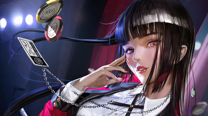 Yumeko Jabami Full HD 1080p Wallpaper 1920x1080px