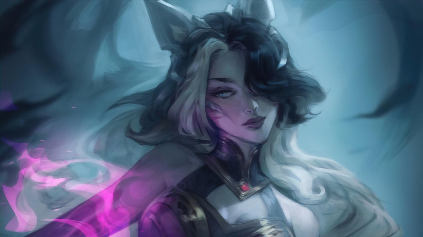 Ahri Full HD 1080p Wallpaper 1920x1080px