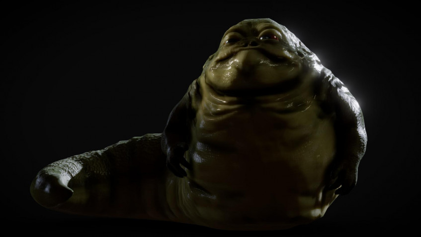 Jabba The Hutt Full HD 1080p Wallpaper 1920x1080px