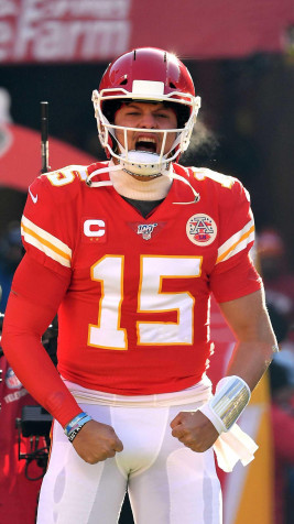 Patrick Mahomes Wallpaper for Mobile 1242x2208px