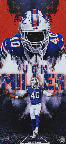 Von Miller Wallpaper 1242x2688px