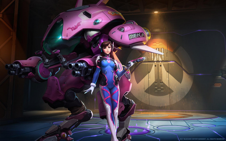 Dva Overwatch Widescreen HD Wallpaper 1920x1200px