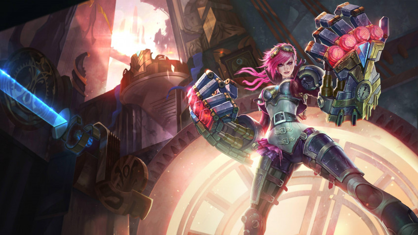 Vi League Of Legends 4k UHD Wallpaper 3840x2160px