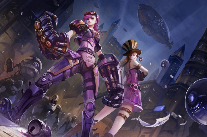 Vi League Of Legends HD Background 1514x1000px