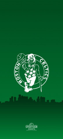 Boston Celtics Phone Background Image 710x1557px