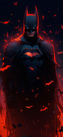 Batman Comic Cartoon Mobile Wallpaper 1463x3171px