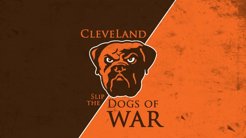 Cleveland Browns Logo Full HD 1080p Wallpaper 1920x1080px